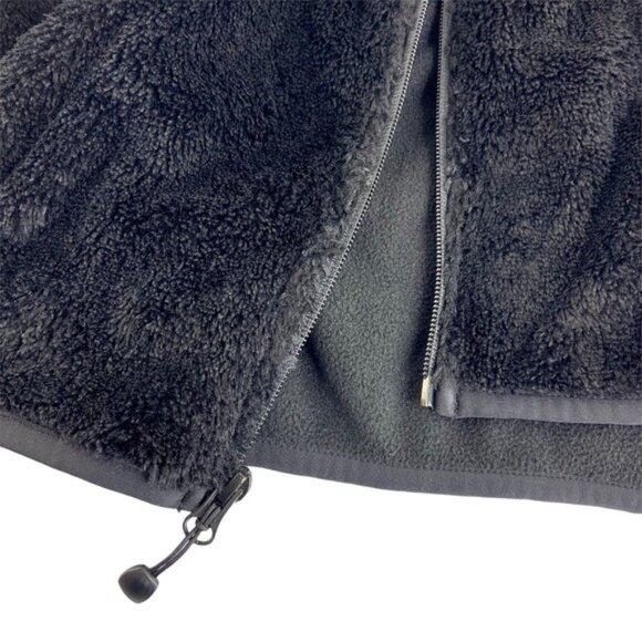 Eddie Bauer Black Full Zip Polartec Fleece Shell Jacket - Picture 3 of 6